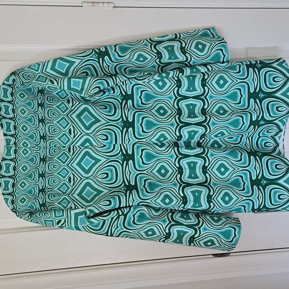 MANGO MNG  printed retro dress Size 8 Medium NEW - Picture 8 of 12